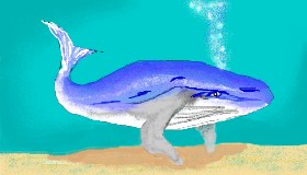 pajama の クジラ の絵
