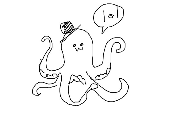 teaboi の タコ の絵