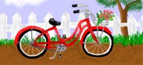Kim の 自転車 の絵