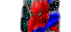 Doodle の スパイダーマン の絵