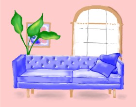Cec の ソファ の絵