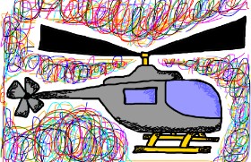 Helikopter - autor: Natalie