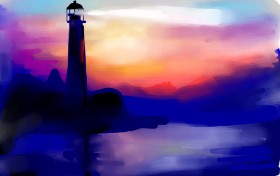 Drawing of Lighthouse by Rose rocket