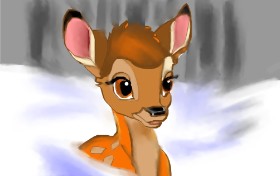 DrawSomething の バンビ の絵