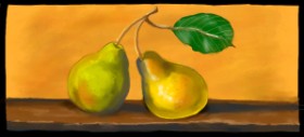 Drawing of Pear by justme❤️