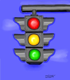 GreyhoundMama の 信号機 の絵