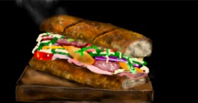 Drawing of Sandwich by Eclat de Lune