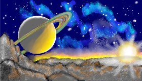 Saturn - autor: SAM AKA MARGARET 🙄