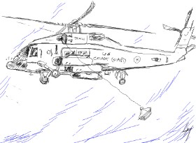 Helikopter - autor: Skelydra