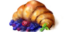 mary の クロワッサン の絵