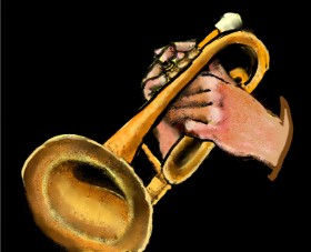 kk の トランペット の絵