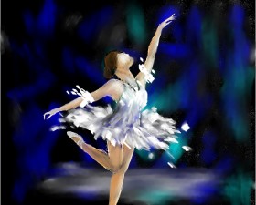 Drawing of Ballerina by Sofie