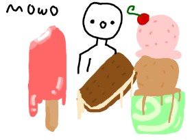 Рисунок на тему «Эскимо» — автор: OwO?