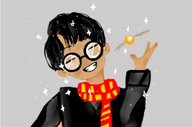 Ara の 眼鏡 の絵