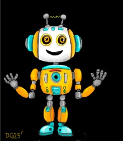 Robot - autor: GreyhoundMama