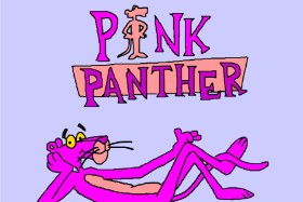 Drawing of Pink Panther by InessA