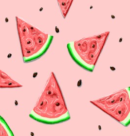 Drawing of Watermelon by Joze