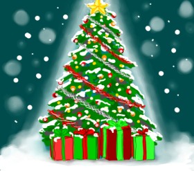 Joze の クリスマスツリー の絵