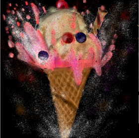 Shiney🪶 の アイスクリーム の絵
