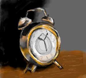 Drawing of Alarm clock by emrys