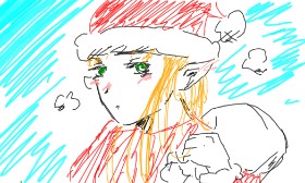 Erry の クリスマスエルフ の絵