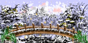 Рисунок на тему «Мост» — автор: Eclat de Lune
