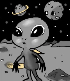 §TMJ の エイリアン の絵