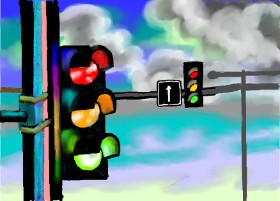 SAM AKA MARGARET 🙄 の 信号機 の絵