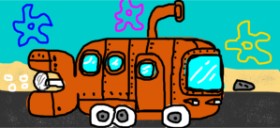 Drawing of Bus by AstraTheSoilder