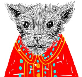 Jjj player の 猫 の絵