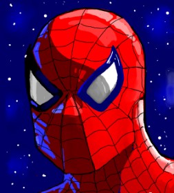 GreyhoundMama の スパイダーマン の絵