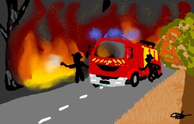 Drawing of Firetruck by TidoudouMlesfrites 🍟🖤