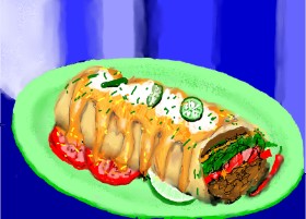 SAM AKA MARGARET 🙄 の ブリトー の絵