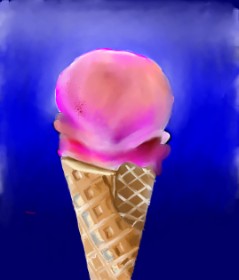 Lala の アイスクリーム の絵