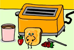 ♡Rocio♡ の トースター の絵