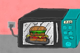 Рисунок на тему «Микроволновая печь» — автор: jake