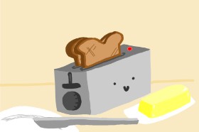 Redd_Pandaii の トースター の絵