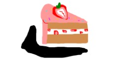 Pina Colada の ケーキ の絵