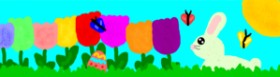 Drawing of Tulips by MEET
