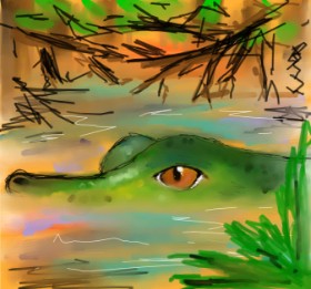 Sufi の アリゲーター の絵