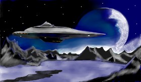 Çhåching の 宇宙船 の絵