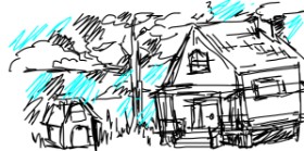 Drawing of House by mmim