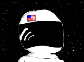 Рисунок на тему «Космонавт» — автор: ✏️