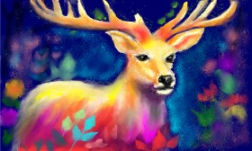 Yasi の 鹿 の絵