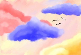 JustMe の 雲 の絵