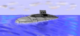 Magic Mushroom の 潜水艦 の絵