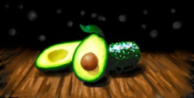 shiNIN の アボカド の絵
