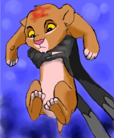Drawing of Simba (Lion King) by Яandi