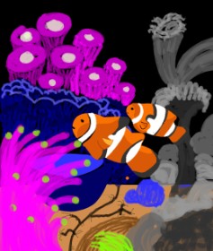 Рисунок на тему «Clownfish» — автор: ヴィクトル