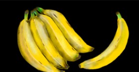 Drawing of Banana by Eclat de Lune